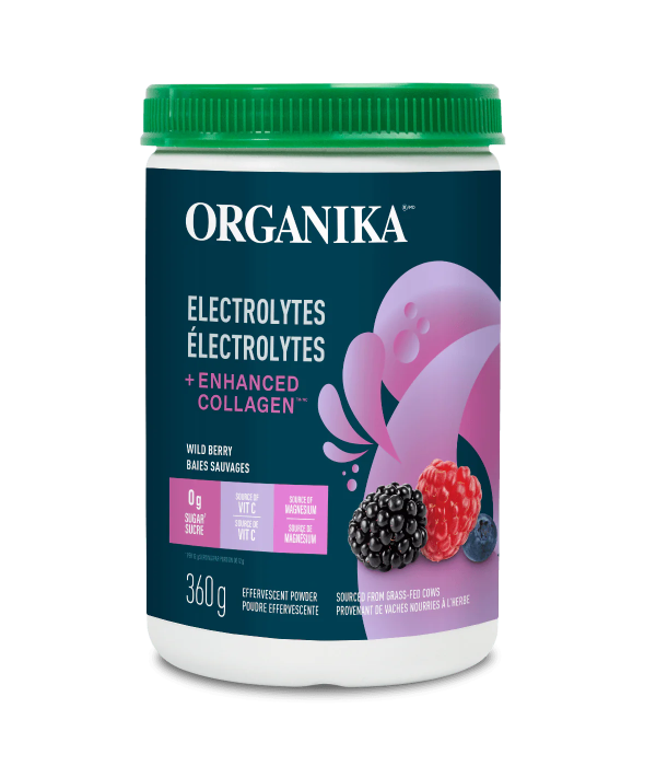 Organika® Electrolytes + Enhanced Collagen - Wild Berry Hot on Sale