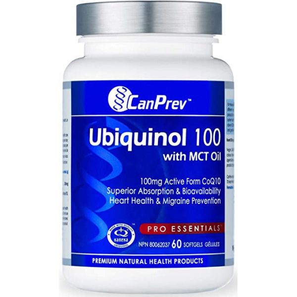 Canprev Ubiquinol 100 with MCT Oil Vegetarian Capsules Sale