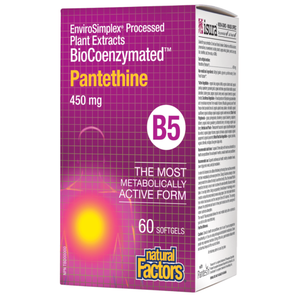 BioCoenzymated™ Pantethine B5 450 mg Softgels For Cheap