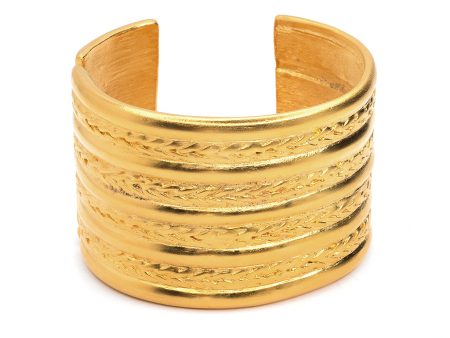 Jackie Onassis Gold Cuff on Sale