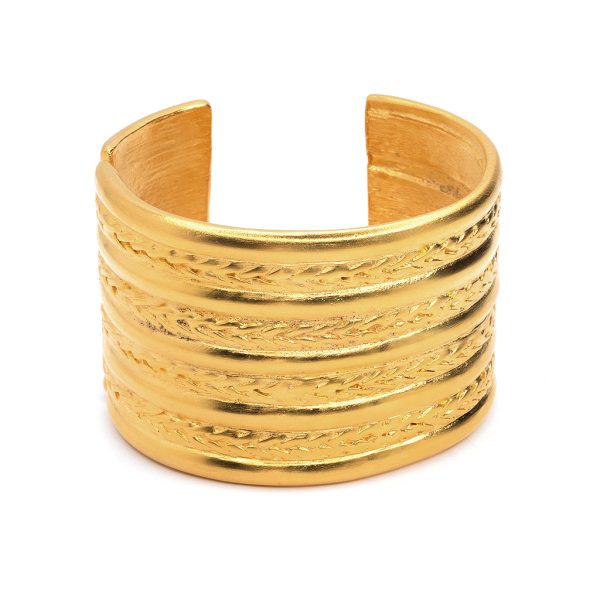 Jackie Onassis Gold Cuff on Sale