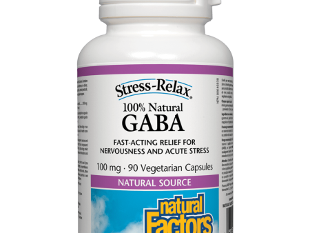 100% Natural GABA 100 mg, Stress-Relax® Vegetarian Capsules Discount