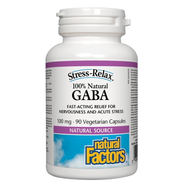 100% Natural GABA 100 mg, Stress-Relax® Vegetarian Capsules Discount