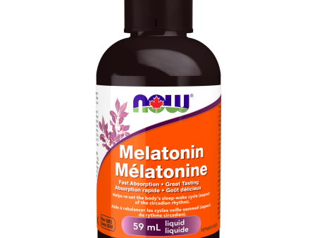 NOW® Supplements Melatonin Liquid Vanilla Citrus, Online