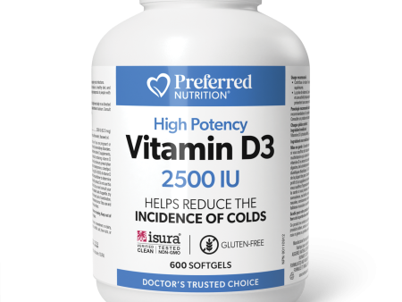 Preferred Nutrition Vitamin D3 2500UI Online Hot Sale