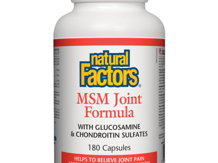 MSM Joint Formula With Glucosamine & Chondroitin Sulfates Capsules For Discount