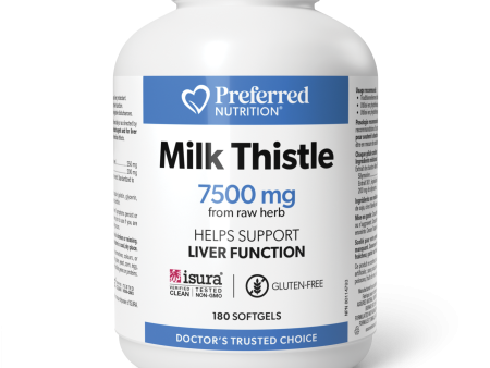 Preferred Nutrition Milk Thistle 7500 mg on Sale