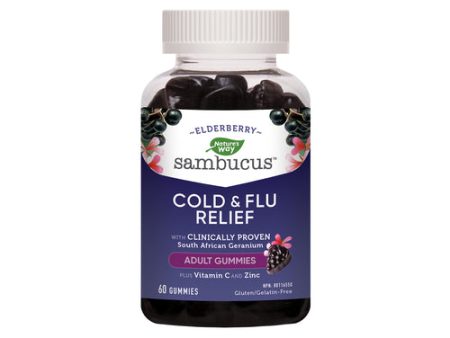 Nature s Way Sambucus Cold & Flu Relief Adult Gummies Fashion