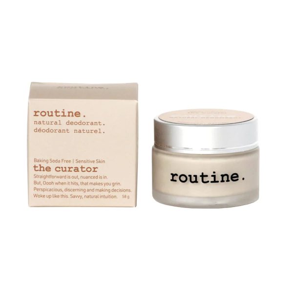 Routine The Curator natural deodorant without baking soda For Sale