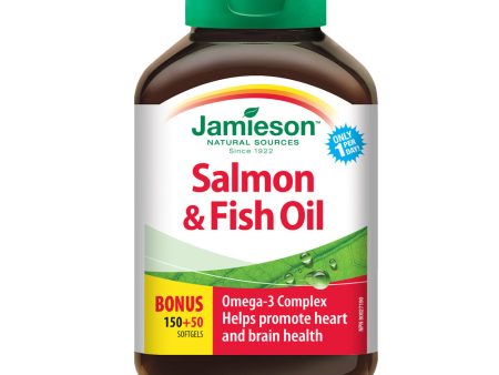 Jamieson Salmon & Fish Oils Omega-3 Complex Softgels, 1,000 mg Hot on Sale