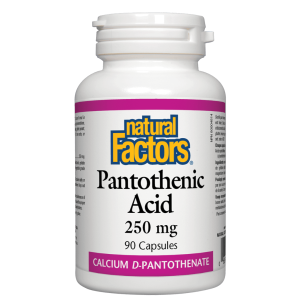 Pantothenic Acid  250 mg Capsules on Sale