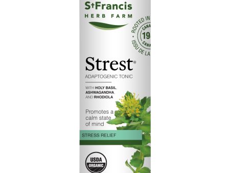 St Francis Herb Farm Strest Adaptogenic Tonic Tincture Supply