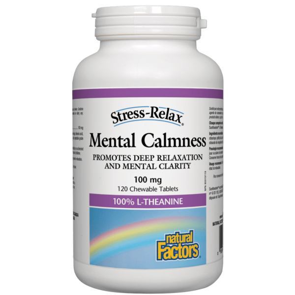 Mental Calmness® 100 mg, Stress-Relax® Chewable Tablets Online Hot Sale