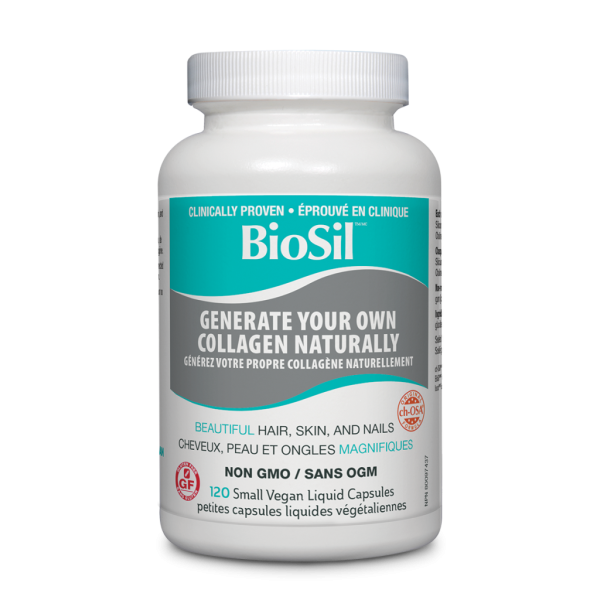 BioSil™ Choline-Stabilized Orthosilicic Acid® Hair • Skin • Nails Liquid vegetarian capsules Discount