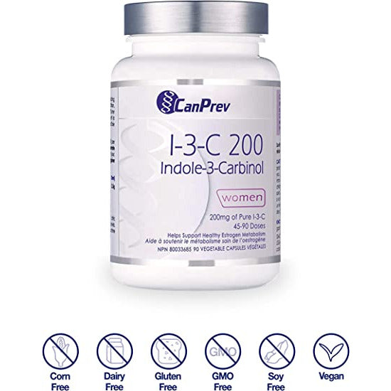 Canprev I-3-C 200 - Indole-3-Carbinol Vegetarian Capsules Hot on Sale