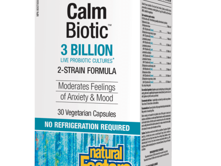 Calm Biotic®  3 Billion Live Probiotic Cultures Vegetarian Capsules Supply