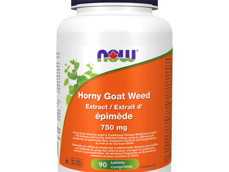 NOW® Supplements Horny Goat Weed 750mg Discount