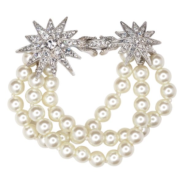 Cultura Pearl Starburst Clasp Bracelet Discount