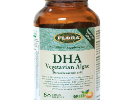 Flora - DHA Vegetarian Algae, 60 gels Online Hot Sale