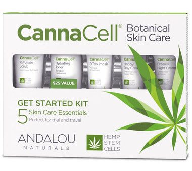 Andalou Naturals CannaCell® Starter Kit 5 Essentials Supply