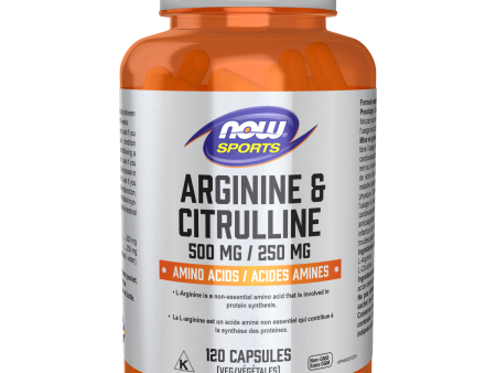 NOW® Sports Arginine and Citrulline For Discount