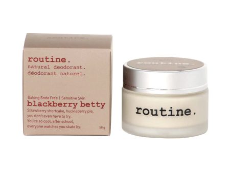 Routine Blackberry Betty, natural deodorant cream, without baking soda Online now