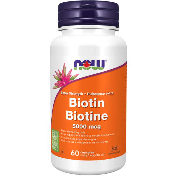 NOW® Supplements Biotin 5000mcg Fashion