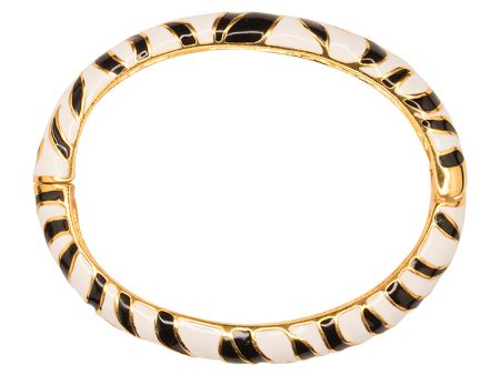 Black And White Tiger Print Bangle Sale