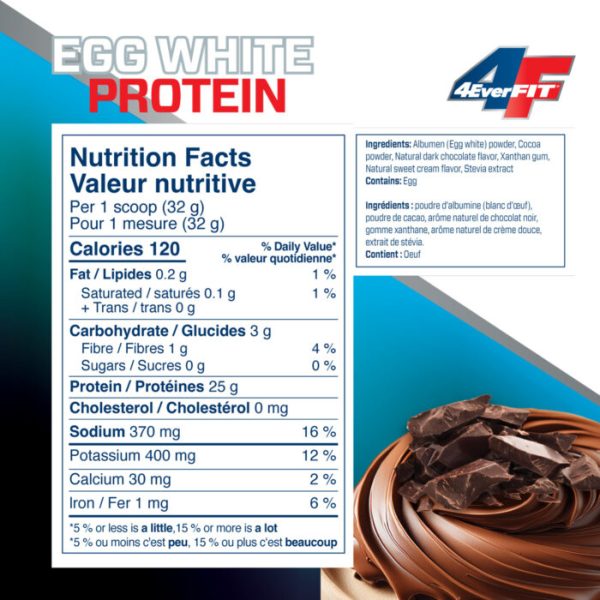 4EVERFIT® Egg White Protein Chocolate Mousse Online Sale