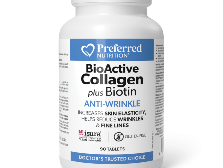 Preferred Nutrition BioActive Collagen plus Biotin For Sale