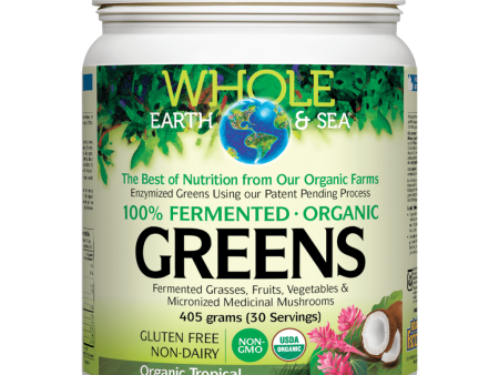 Fermented Organic Greens, Organic Tropical, Whole Earth & Sea Powder For Discount