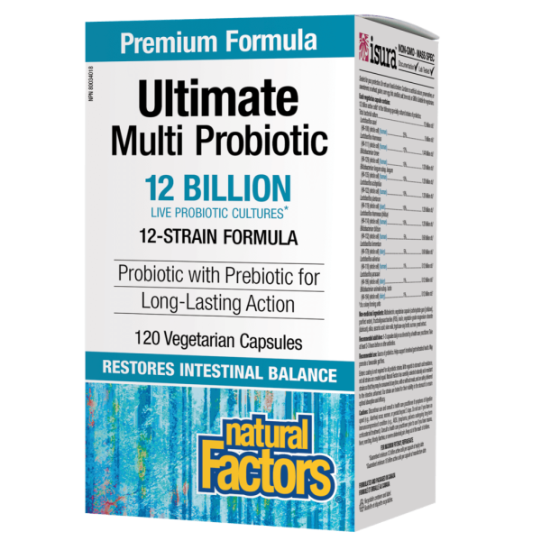 Ultimate Multi Probiotic  12 Billion Live Probiotic Cultures Vegetarian Capsules Hot on Sale