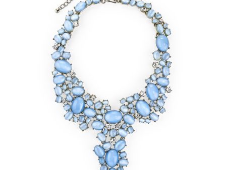 Vintage Crystal Bib Necklace Cheap