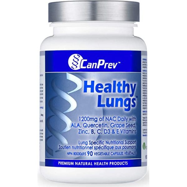 Canprev Healthy Lungs Vegetarian Capsules Hot on Sale