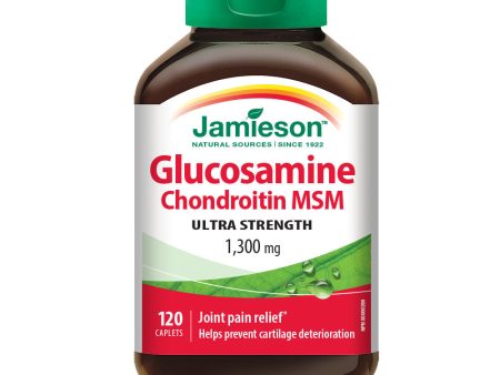 Jamieson Glucosamine Chondroitin MSM Caplets, 1,300 mg Online now