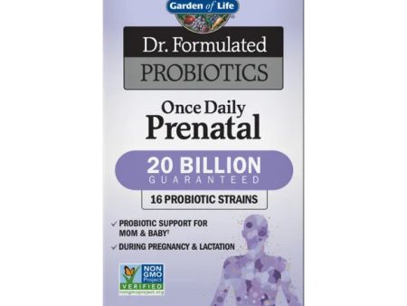 Garden of Life Dr. Formulated Probiotics Once Daily Prenatal 20 Billion on Sale