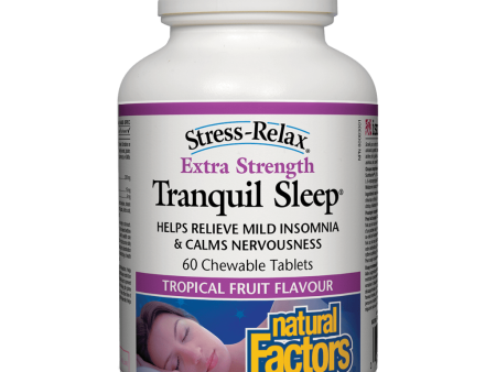 Tranquil Sleep® Extra Strength, Tropical Fruit Flavour, Stress-Relax® Chewable Tablets on Sale