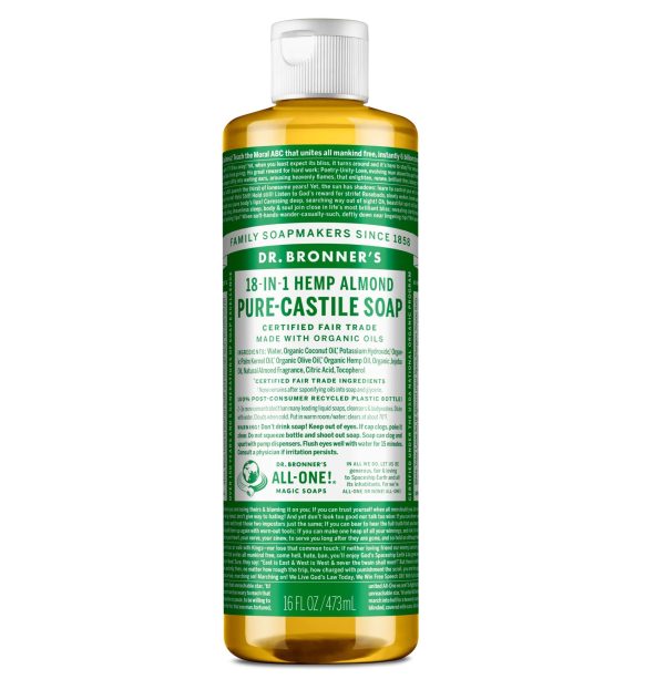 Dr. Bronner s  Pure Castile Almond Liquid Soap Cheap