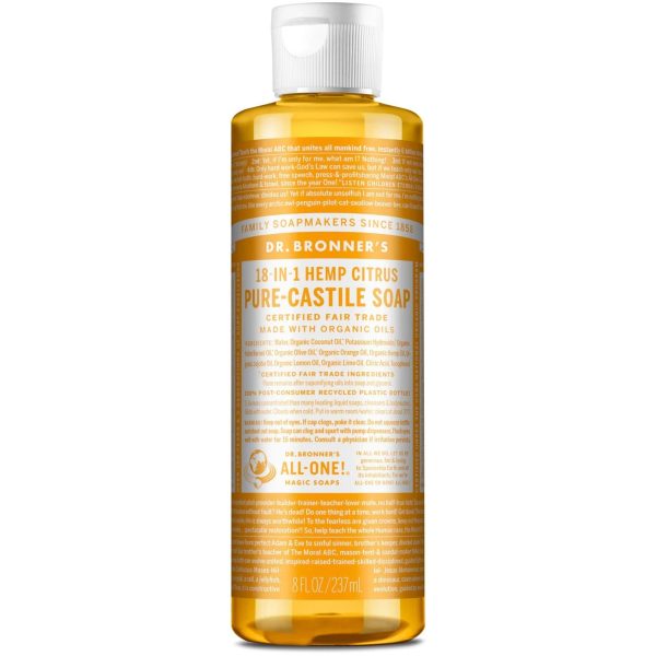 Dr. Bronner s Pure Castile Citrus Liquid Soap Online Sale