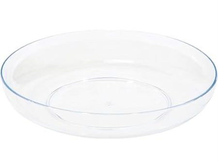 11   Plastic Flowers Plate ( 11   Clear Dish ) Hot on Sale