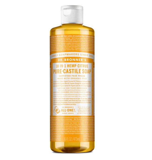 Dr. Bronner s Pure Castile Citrus Liquid Soap Online Sale