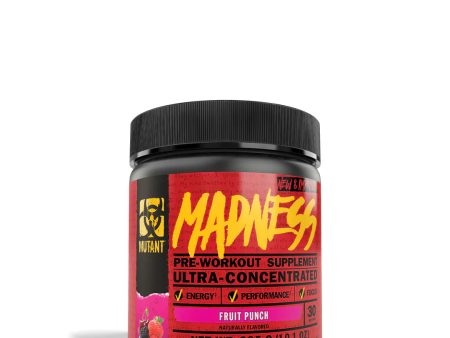 Mutant Madness Pre-Workout Fruit Punch For Discount