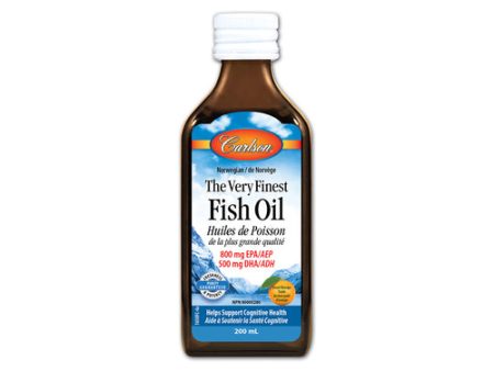 Carlson Norwegian The Very Finest Fish Oil Orange Flavour Liquid For Cheap