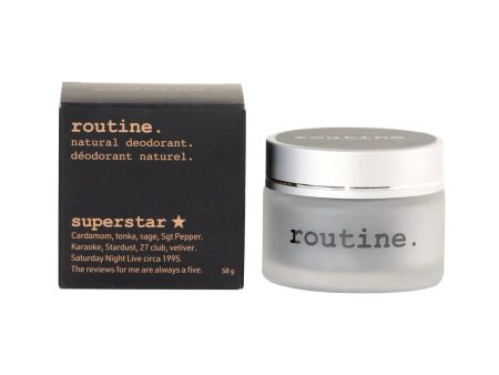 Routine Superstar natural deodorant cream For Discount