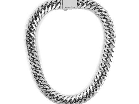 Silver Braided Chain Necklace Sale