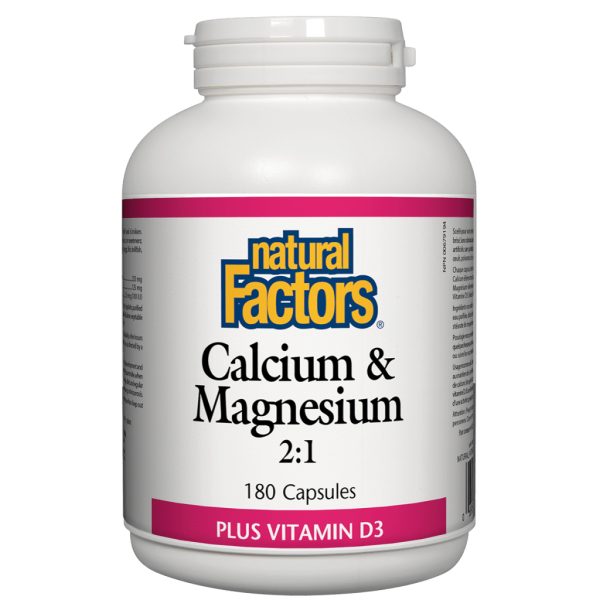 Calcium & Magnesium 2:1 Plus Vitamin D3  Capsules on Sale