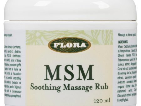 Flora Health MSM - Soothing Massage Rub For Cheap