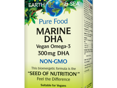 Pure Food Marine DHA 300 mg Vegan Omega-3, Whole Earth & Sea® Vegetarian Softgel Online now