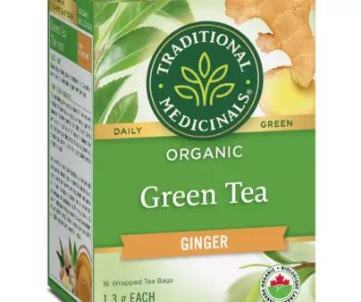 Traditional Medicinals® Organic Green Tea with Ginger Sale