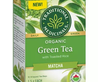 Traditional Medicinals® Organic Green Tea with Toasted Rice and Matcha Online Hot Sale